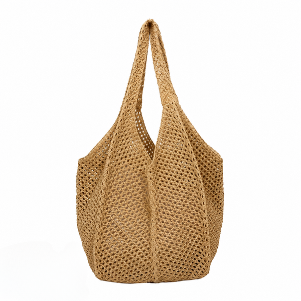 Summer Straw Woven Tote Bag